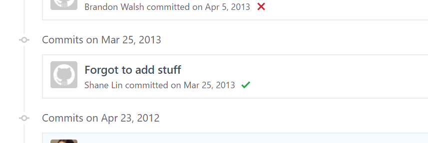 A bad commit comment